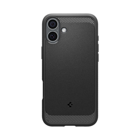Spigen Rugged Armor MagSafe - étui pour iPhone 16 (noir mat)