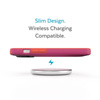 Speck CandyShell Pro - iPhone 14 Plus Case with MICROBAN Coating (Digital Pink / Energy Red)