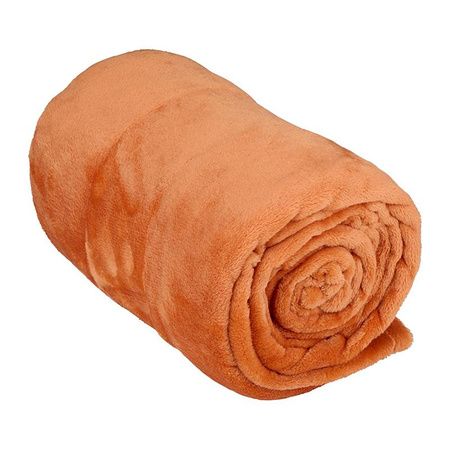 Arti Casa - Couverture en flanelle 200x150cm (orange)