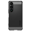 Spigen Rugged Armor - Tasche für Sony Xperia 1 VI (Mattschwarz)