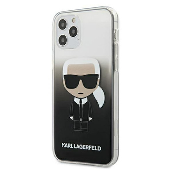 Karl Lagerfeld Iconik Gradient - iPhone 12 Pro Max Case (black)