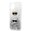 Karl Lagerfeld Flüssig-Glitzer-Herzen - iPhone 11 Pro Max Hülle