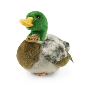 Rappa - Mascotte realistica in peluche Anatra Germano Reale 20 cm Ecologico