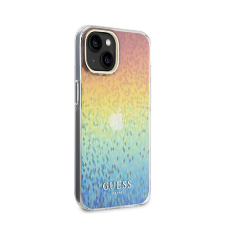 Guess IML Faceted Mirror Disco Iridescent - Schutzhülle für iPhone 15 (Iridescent)