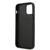 Guess V Quilted - pouzdro pro iPhone 12 / iPhone 12 Pro (černé)