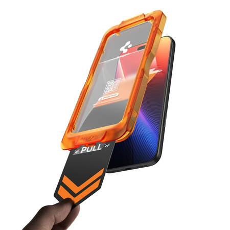 Szkło Hartowane do iPhone 17 z Ramką Spigen AlignMaster Szybka Ekran 9H 3x