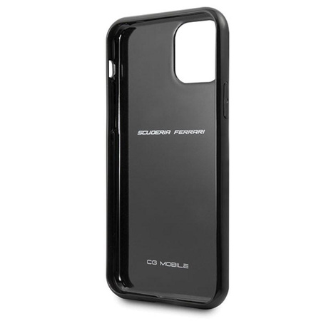Ferrari Real Carbon Heritage - Etui iPhone 11 Pro (czarny)