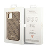 Guess 4G Metal Camera Outline Case - Case for iPhone 14 Plus (Brown)