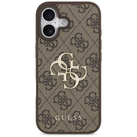 ETUI DO IPHONE 17 GUESS BRĄZOWE ELEGANCKIE MODNE CASE PLECKI