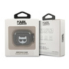 Karl Lagerfeld Choupette Head Glitter - pouzdro na AirPods 3 (černé)