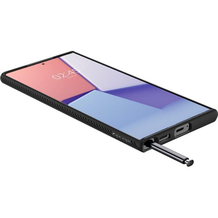 Spigen Liquid Air - Schutzhülle für Samsung Galaxy S22 Ultra (Schwarz)
