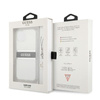 Guess 4G Stripe Grey Charm - iPhone 13 mini case (transparent)