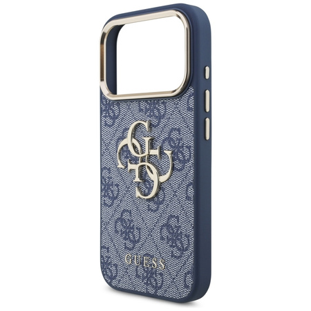 Guess 4G Big 4G Classic Logo - Case iPhone 17 Pro (Blue / Gold)