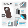 Speck Presidio2 Pro ClickLock & MagSafe - iPhone 15 Pro Tasche (New Planet/Clay Tan)