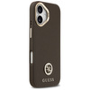 Guess Grained Strass Logo MagSafe - Case iPhone 17 (brown)