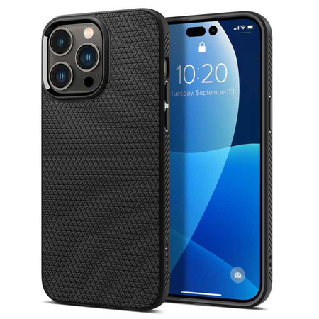Spigen Liquid Air - Hülle für iPhone 14 Pro Max (Schwarz)