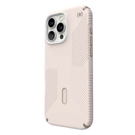 Speck Presidio2 Grip ClickLock & MagSafe - iPhone 16 Pro Max Case (Bleached Bone / Heirloom Gold / Hazel Brown)