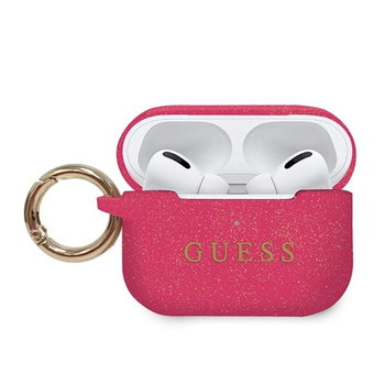 Guess Silicone Case - Etui AirPods Pro (Fuchsia)