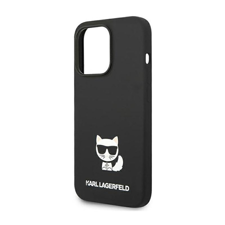 Karl Lagerfeld Choupette Body - Hülle für iPhone 14 Pro Max (Schwarz)