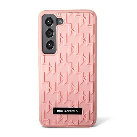 Karl Lagerfeld Monogram 3D Pattern - Etui Samsung Galaxy S23 (różowy)