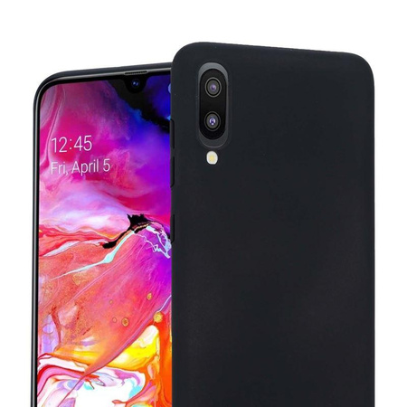 Crong Smooth Skin - Samsung Galaxy A10 tok (fekete)