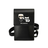 Karl Lagerfeld Karl+Choupette Embossed Wallet Phone Bag - Torba na smartfona i akcesoria (czarny)