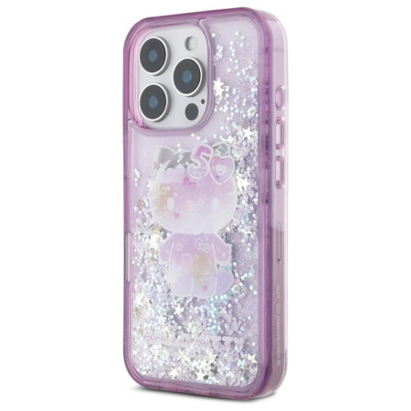 Hello Kitty Liquid Glitter 50TH Anniversary Party - Case for iPhone 16 Pro (purple)