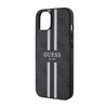 Guess 4G Printed Stripes MagSafe - Schutzhülle für iPhone 14 Plus (Schwarz)