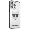 Karl Lagerfeld Choupette Head - iPhone 13 Pro Case (clear / black frame)