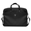 Guess Saffiano Triangle Logo Computer Bag - 16" Notebook Bag (black)