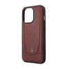Mercedes Leather Urban Line - iPhone 14 Pro Case (red)