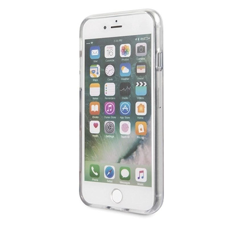 Guess Flower Shiny Collection N2 - tok iPhone SE 2020 / 8 / 7 (lila)