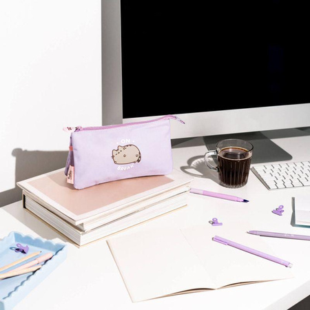 Pusheen - 3-compartment pencil case from the Moments collection
