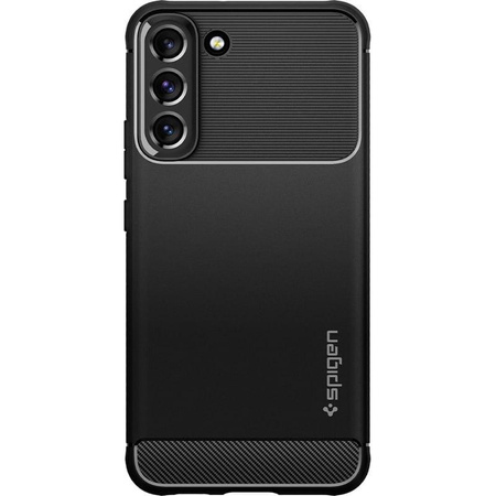 Spigen Rugged Armor - Gehäuse für Samsung Galaxy S22 (Schwarz)