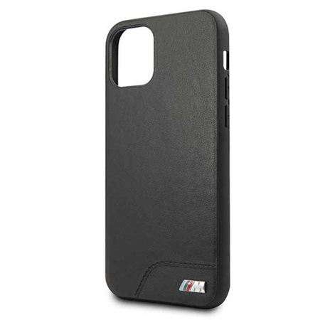 BMW Smooth PU Leather - Coque pour iPhone 11 (noir)