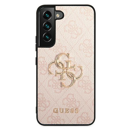 Guess 4G Big Metal Logo - Étui Samsung Galaxy S22 (rose)