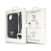 Guess Crossbody 4G Metal Logo - Coque iPhone 14 (noir)
