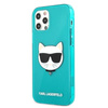 Karl Lagerfeld Choupette Head - iPhone 12 Pro Max Case (fluo blue)
