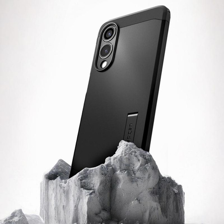 Spigen Tough Armor MagSafe - Gehäuse für Samsung Galaxy S25 Edge (Schwarz)