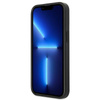 Guess Saffiano Double Card Triangle - iPhone 13 Pro Max tok (fekete)