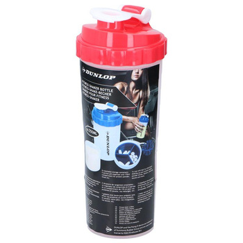 Protein SHAKER FOR TRAINING, Nährstoffflasche, Bidon, Dunlop, 550 ml