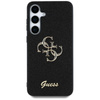 Guess Fixed Glitter Big 4G Metal Logo - Hülle für Samsung Galaxy S25+ (schwarz)