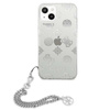Guess Peony Chain Handle - iPhone 13 tok (ezüst)