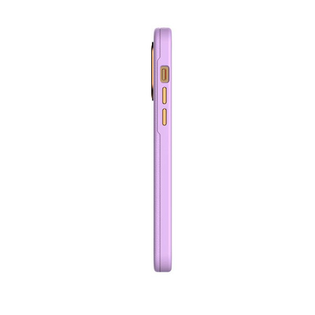 Moshi Napa Slim MagSafe - Leather Case for iPhone 14 Pro (Lavender Purple)