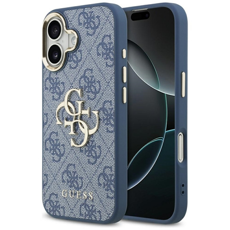 Etui do iPhone 17 Guess Classic Oryginalne Niebieski Modny Pokrowiec Case