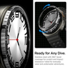 Spigen Bezel Tune Diver - Protective Housing / Bezel Ring for Samsung Galaxy Watch 8 44 mm (Black)