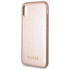 Guess Iridescent - Coque iPhone Xs / X (or rose)