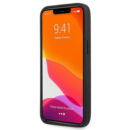 Étui Guess Saffiano 4G Big Silver Logo - iPhone 13 Pro Max Case (gris)