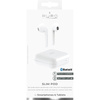 PURO SLIM POD TWS 5.0 – Bezprzewodowe słuchawki Bluetooth V5.0 z etui ładującym, wodoszczelność IPX5 (Biały)
