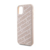 Karl Lagerfeld Quilted K Pattern - iPhone 11 Tasche (Rosa)